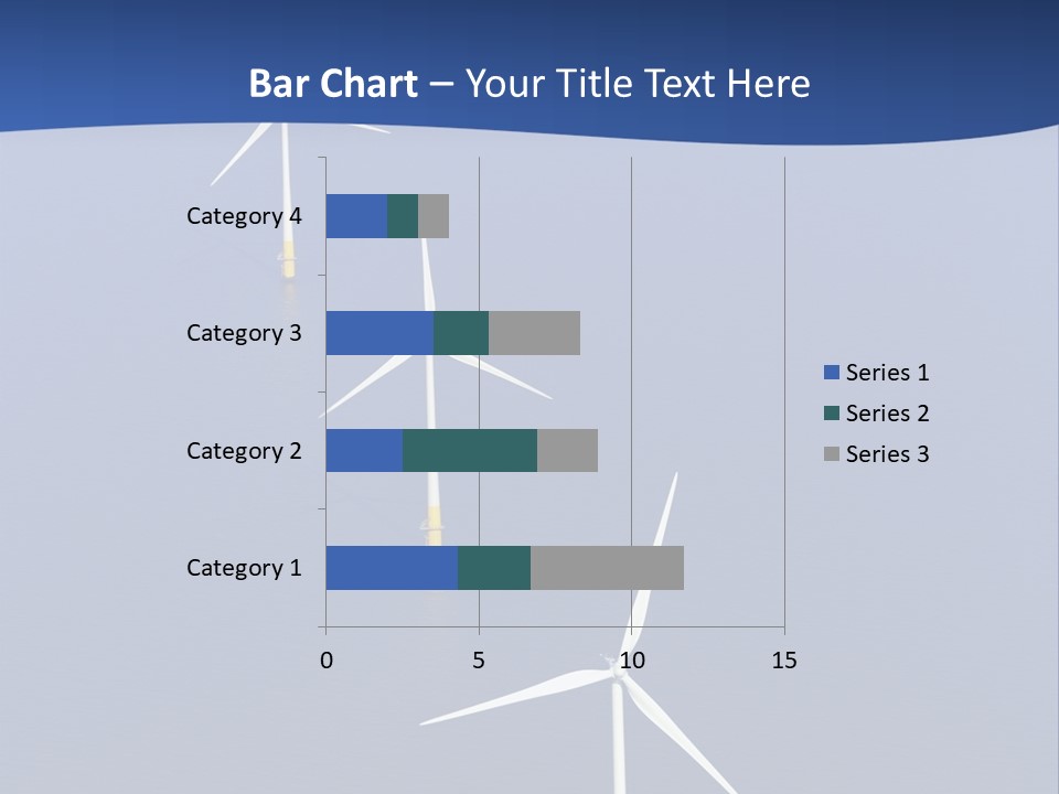Nobody Wind In A Row PowerPoint Template
