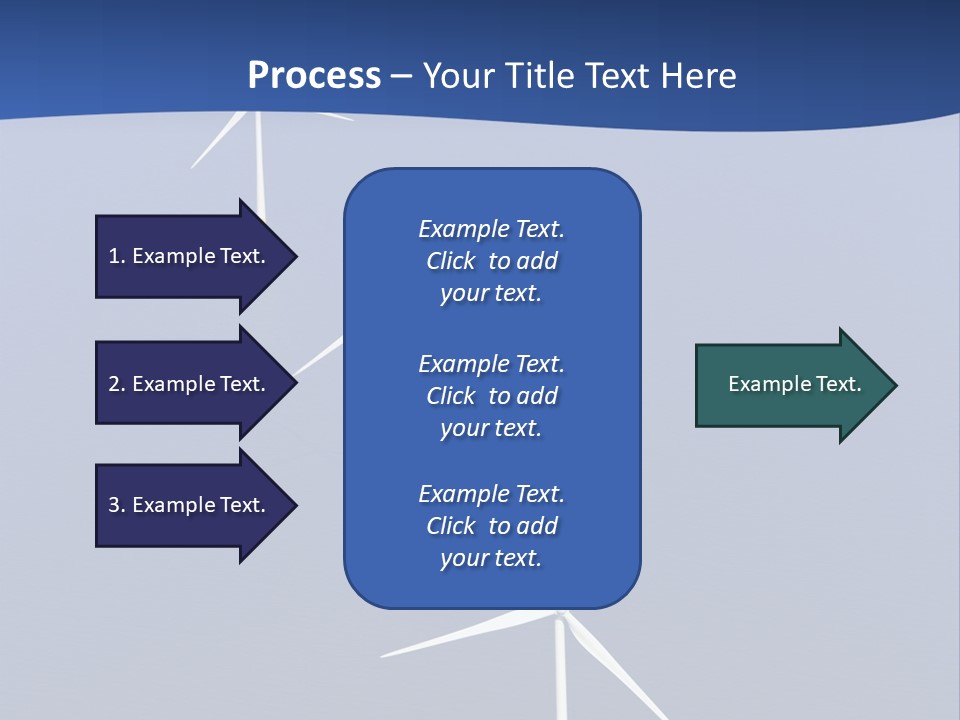 Nobody Wind In A Row PowerPoint Template