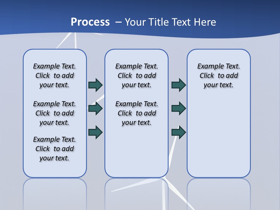 Nobody Wind In A Row PowerPoint Template