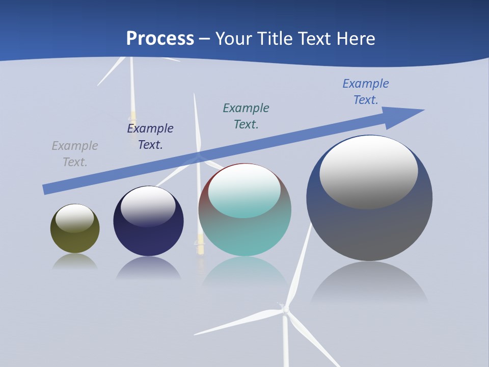 Nobody Wind In A Row PowerPoint Template