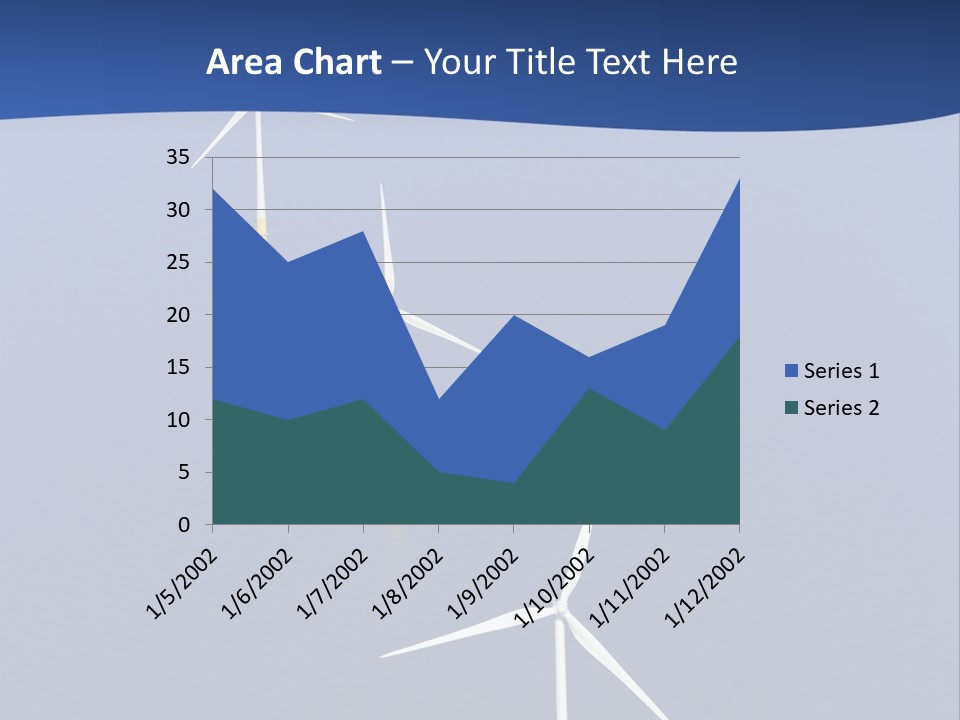 Nobody Wind In A Row PowerPoint Template
