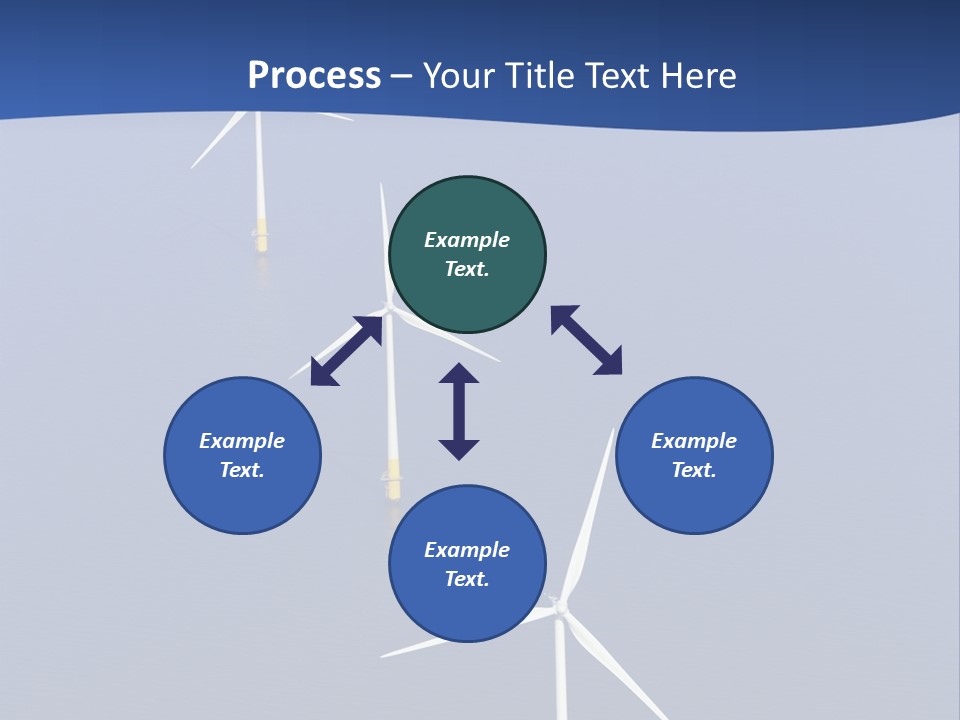 Nobody Wind In A Row PowerPoint Template