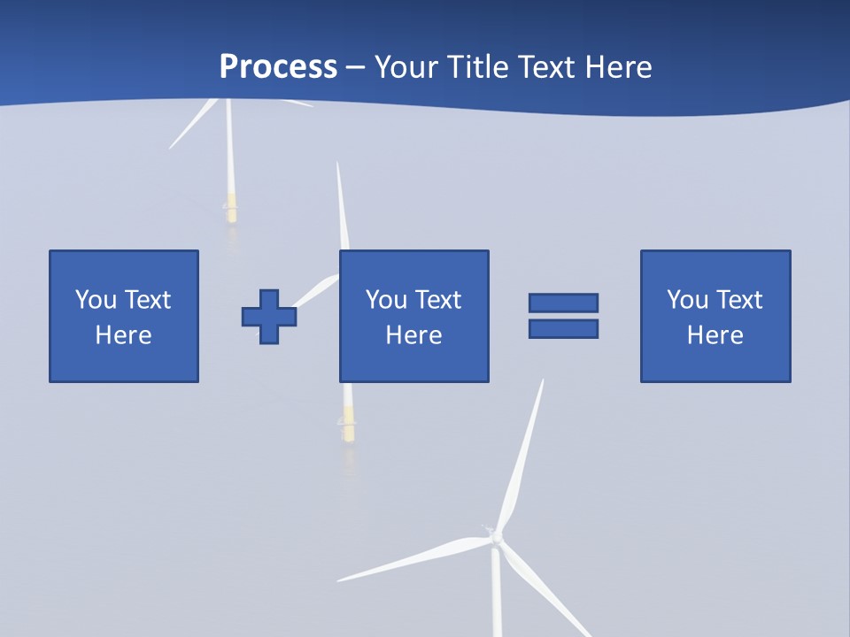 Nobody Wind In A Row PowerPoint Template