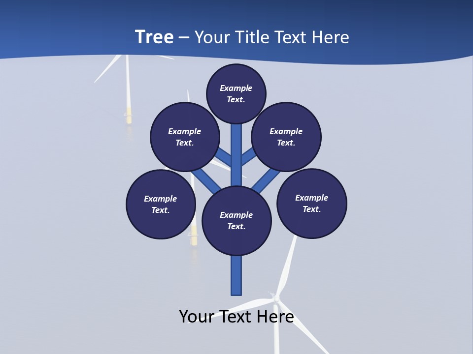 Nobody Wind In A Row PowerPoint Template