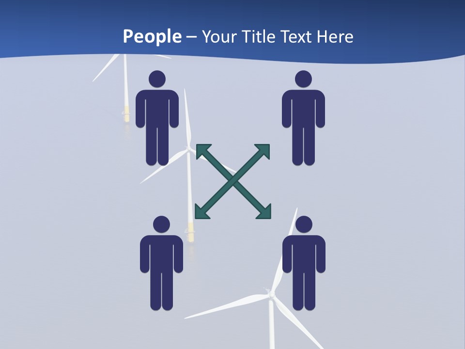 Nobody Wind In A Row PowerPoint Template