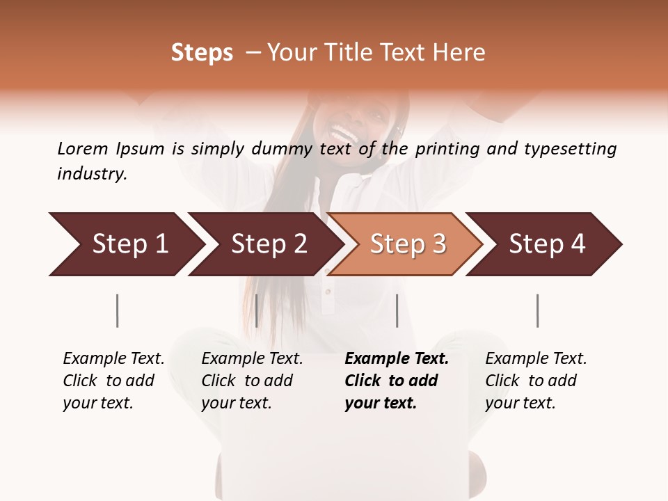 Successful Smile Casual PowerPoint Template