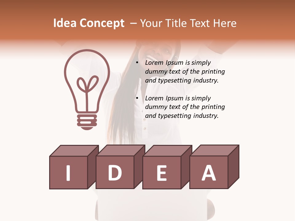 Successful Smile Casual PowerPoint Template