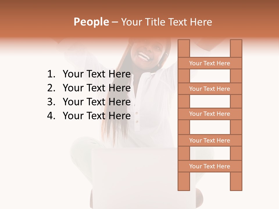 Successful Smile Casual PowerPoint Template