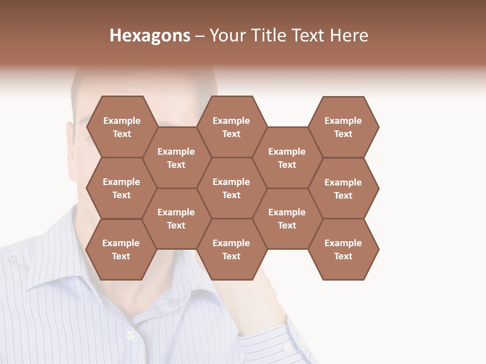 Silence Information Male PowerPoint Template