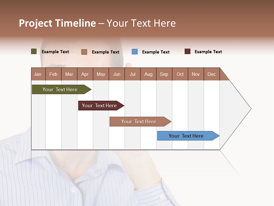 Silence Information Male PowerPoint Template