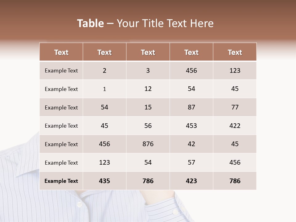 Silence Information Male PowerPoint Template