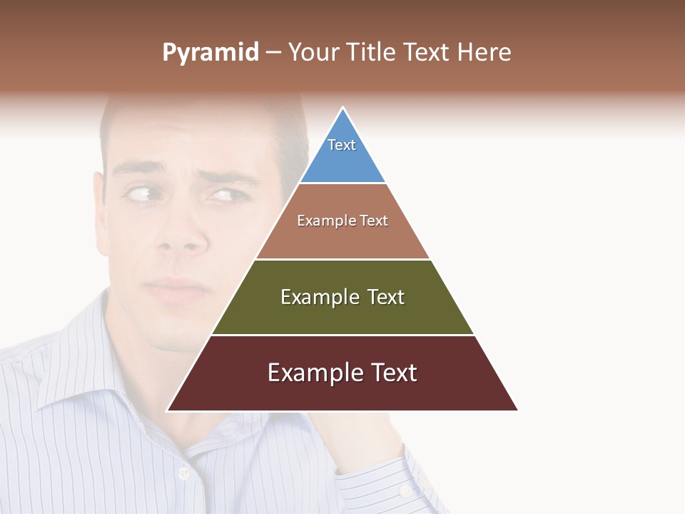 Silence Information Male PowerPoint Template