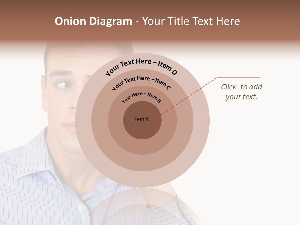 Silence Information Male PowerPoint Template