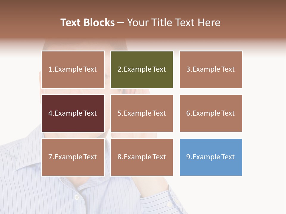 Silence Information Male PowerPoint Template