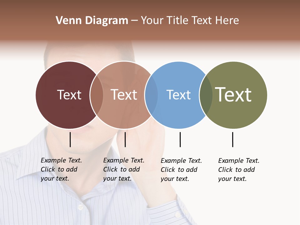 Silence Information Male PowerPoint Template