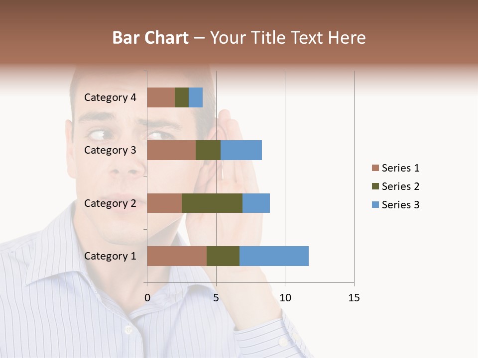Silence Information Male PowerPoint Template