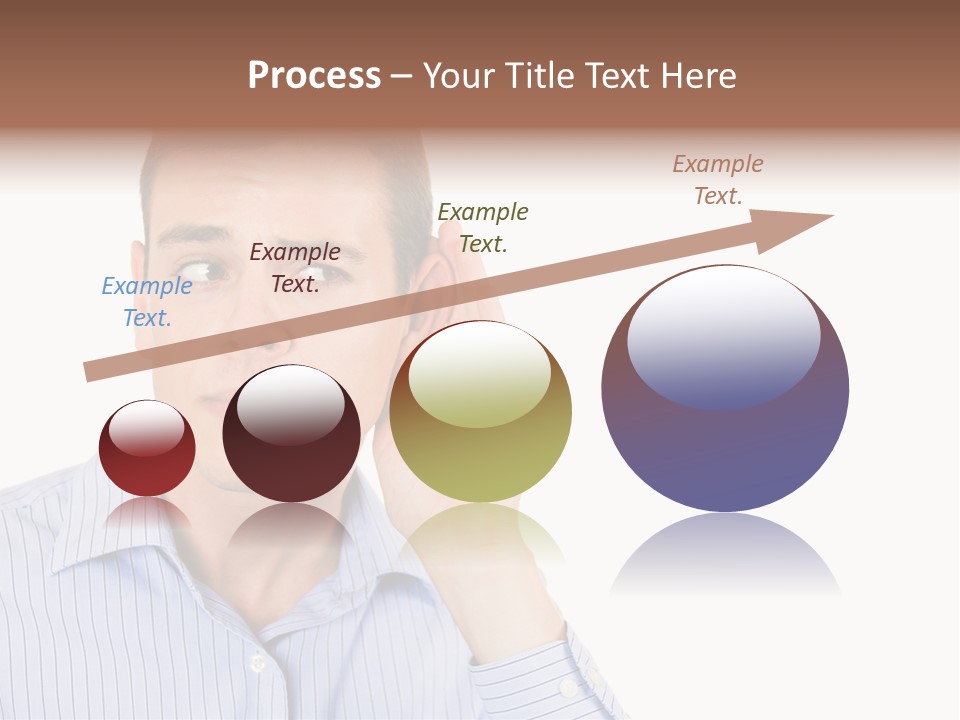 Silence Information Male PowerPoint Template