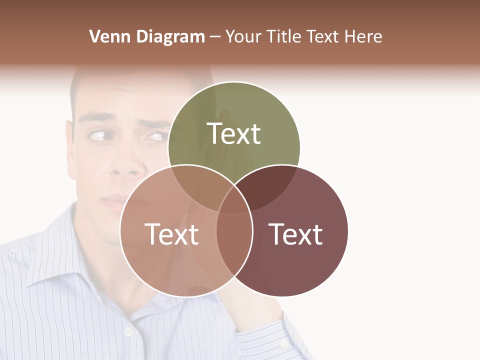 Silence Information Male PowerPoint Template