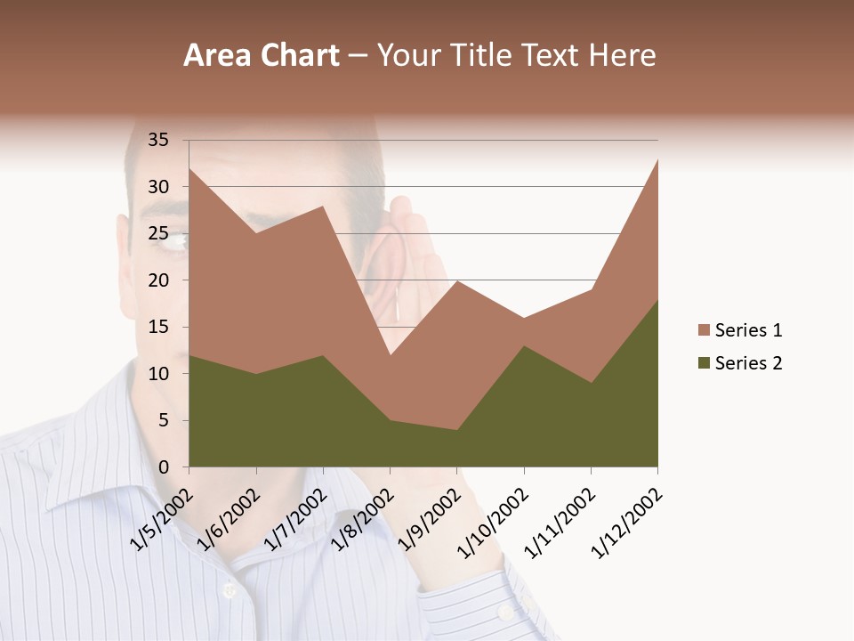 Silence Information Male PowerPoint Template