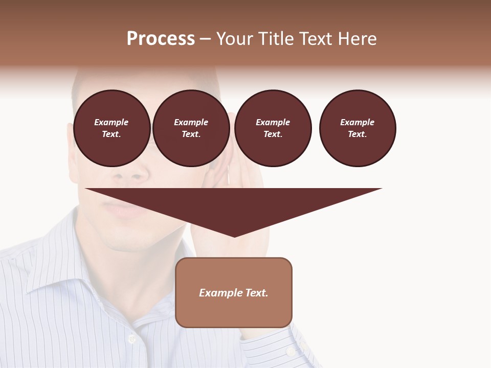 Silence Information Male PowerPoint Template