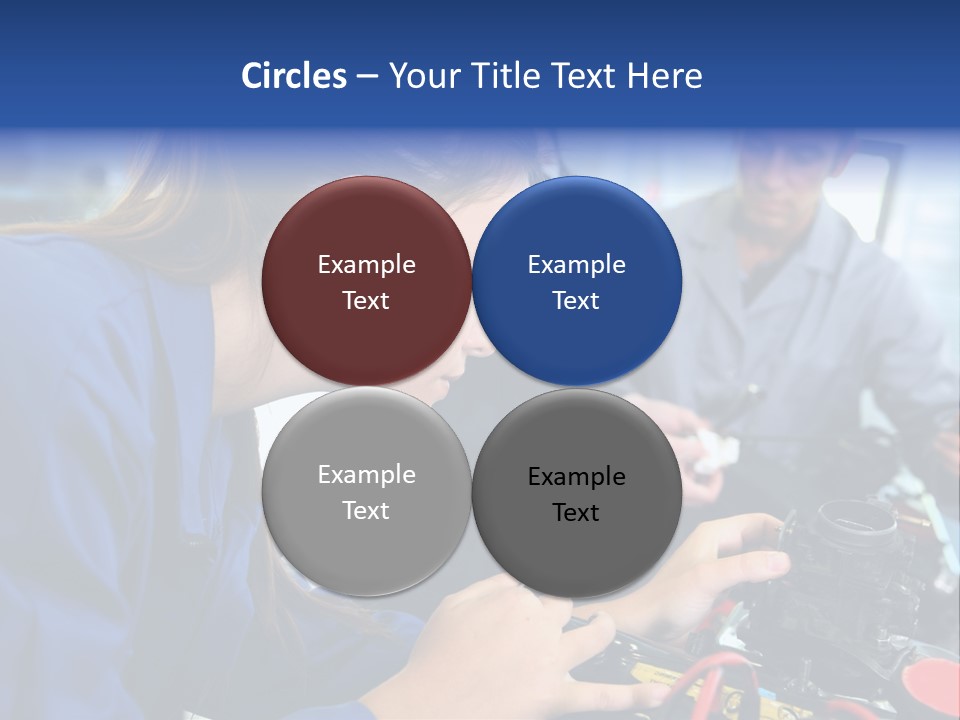 Teenager Student Repairman PowerPoint Template