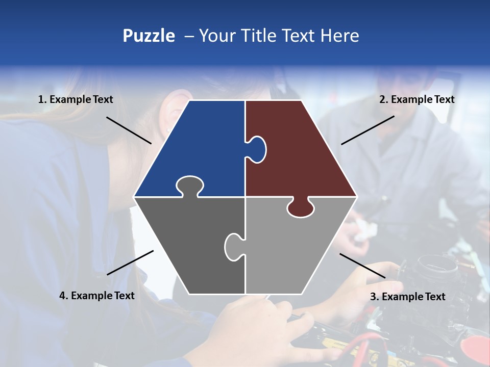 Teenager Student Repairman PowerPoint Template