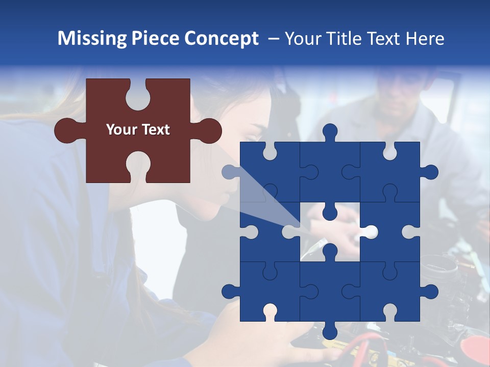 Teenager Student Repairman PowerPoint Template