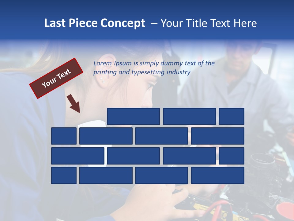 Teenager Student Repairman PowerPoint Template