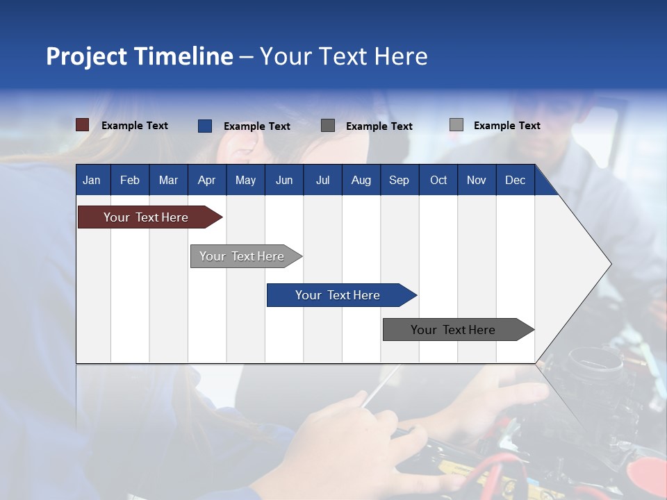 Teenager Student Repairman PowerPoint Template