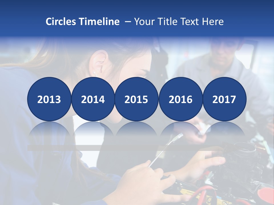 Teenager Student Repairman PowerPoint Template