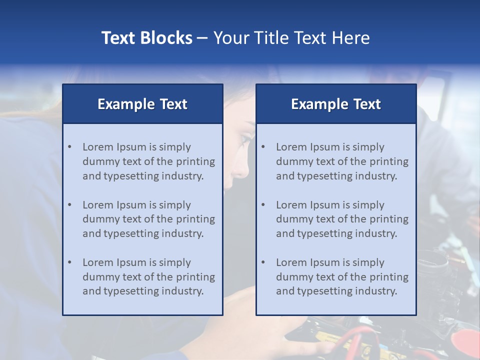 Teenager Student Repairman PowerPoint Template