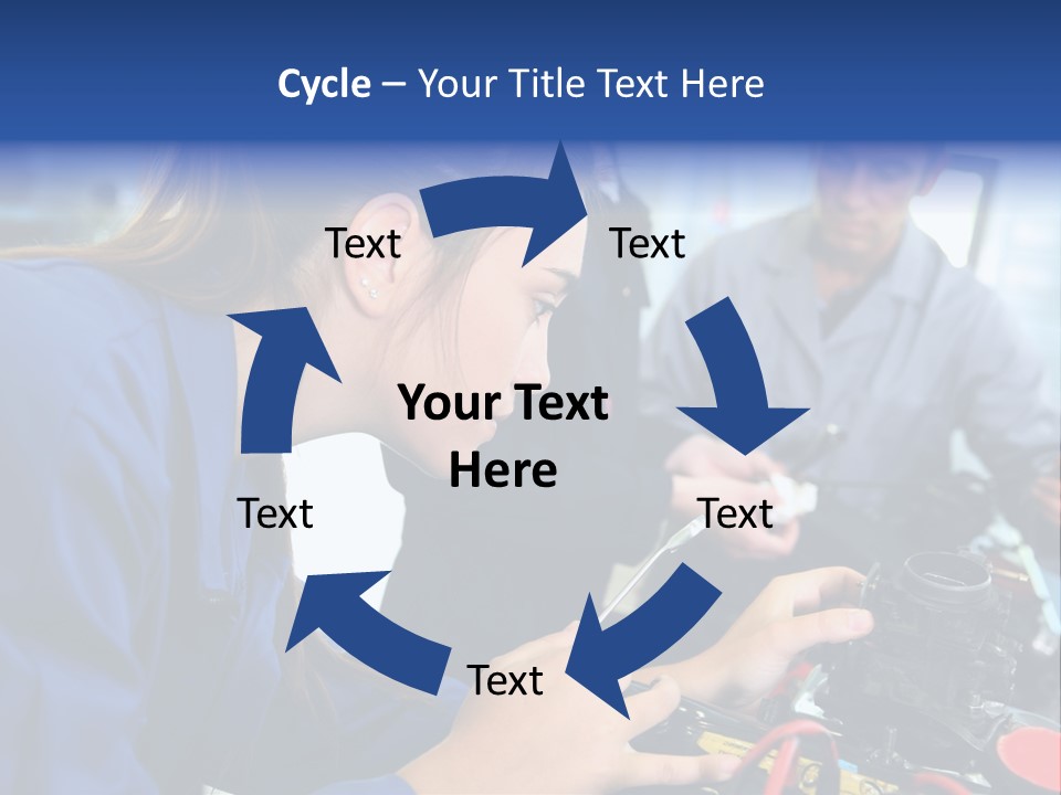 Teenager Student Repairman PowerPoint Template