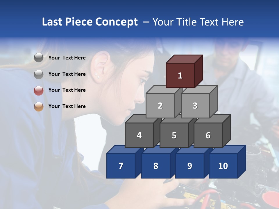 Teenager Student Repairman PowerPoint Template