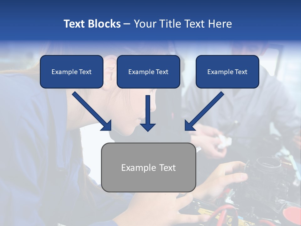 Teenager Student Repairman PowerPoint Template