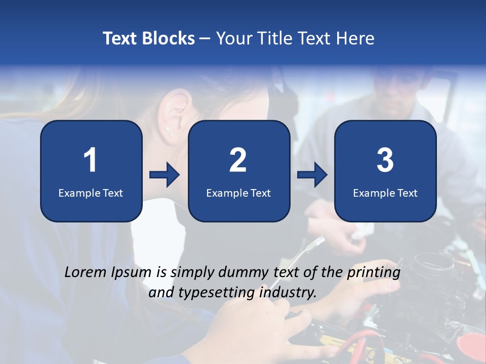 Teenager Student Repairman PowerPoint Template