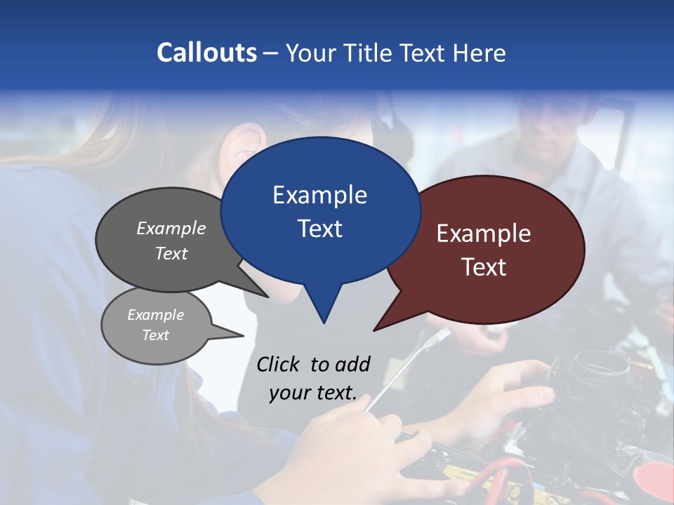 Teenager Student Repairman PowerPoint Template