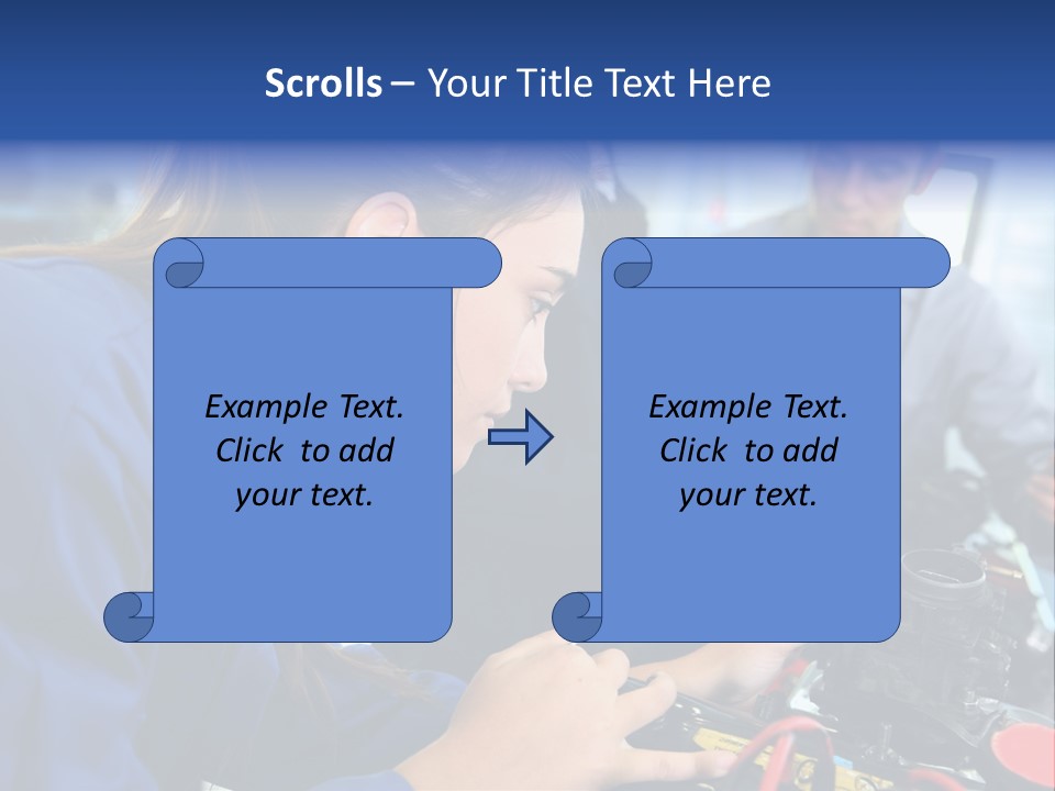 Teenager Student Repairman PowerPoint Template