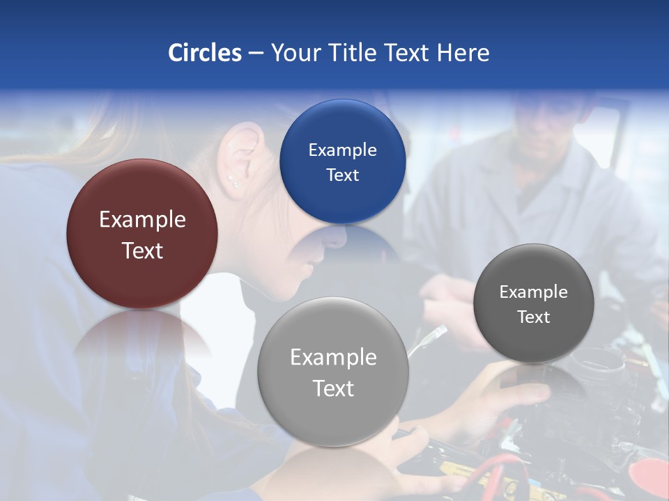 Teenager Student Repairman PowerPoint Template