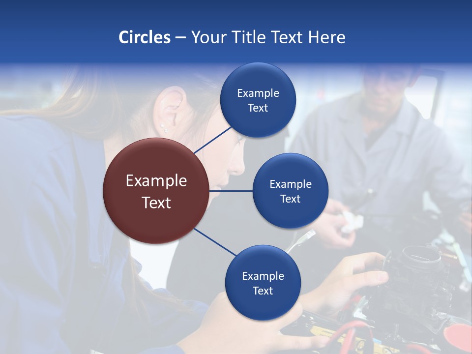 Teenager Student Repairman PowerPoint Template
