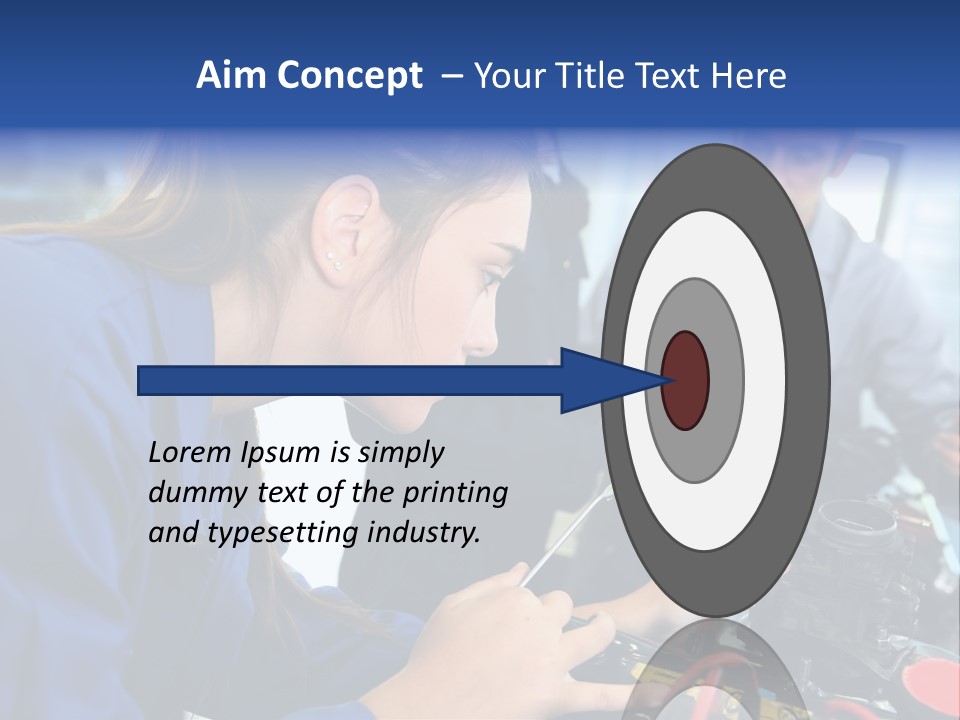 Teenager Student Repairman PowerPoint Template