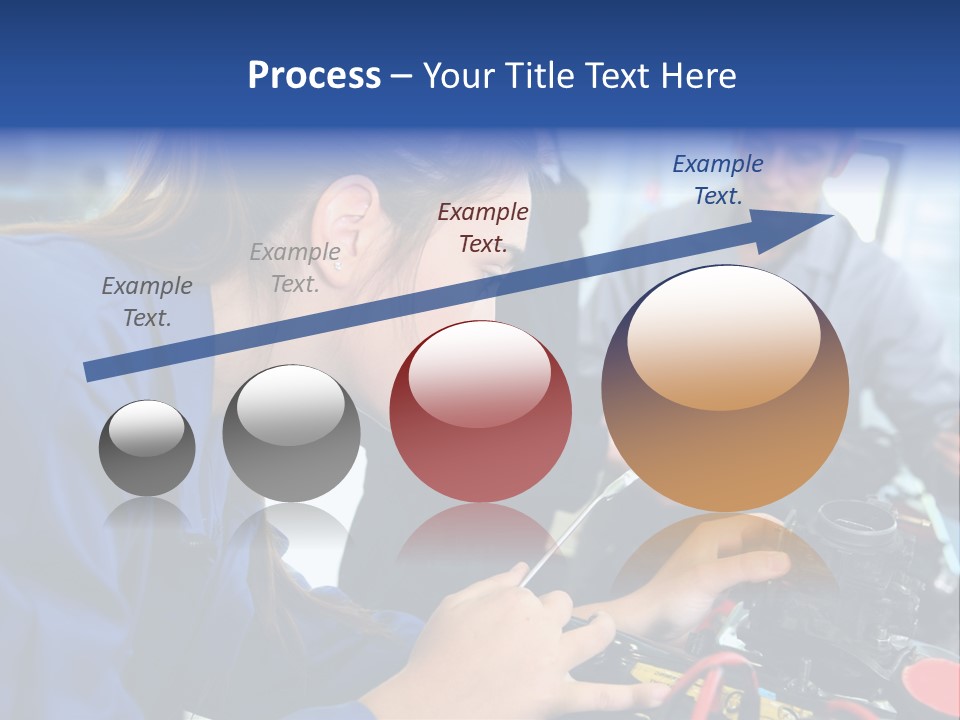Teenager Student Repairman PowerPoint Template