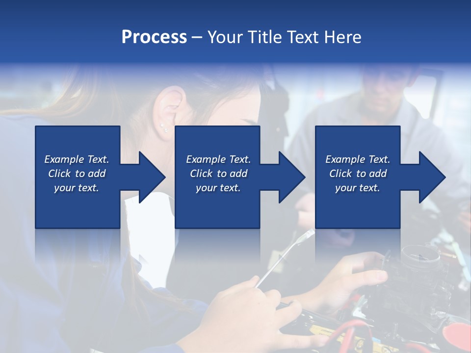 Teenager Student Repairman PowerPoint Template