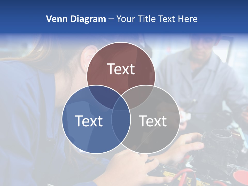 Teenager Student Repairman PowerPoint Template