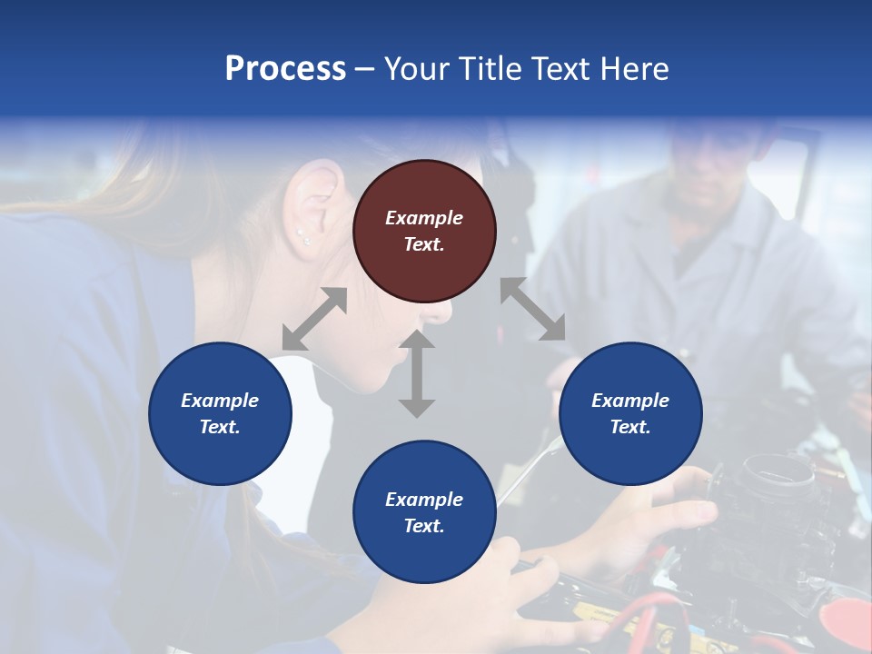Teenager Student Repairman PowerPoint Template