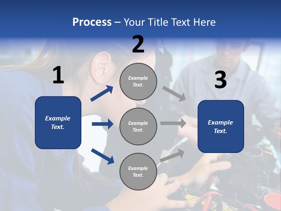 Teenager Student Repairman PowerPoint Template