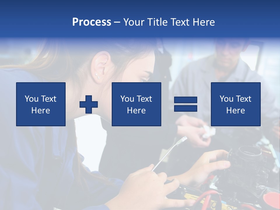 Teenager Student Repairman PowerPoint Template