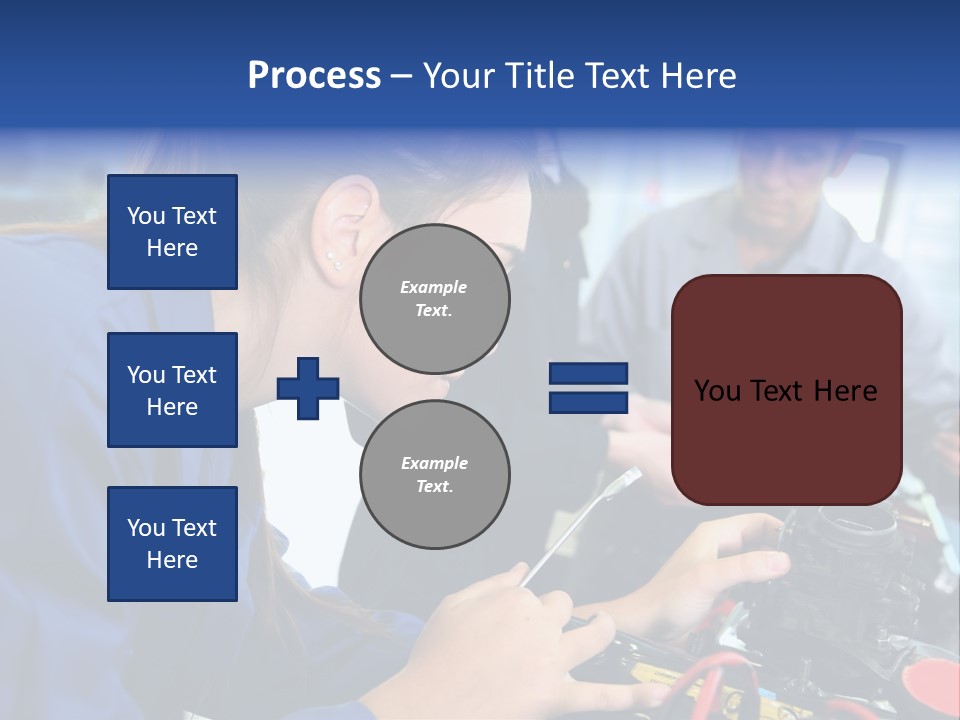 Teenager Student Repairman PowerPoint Template
