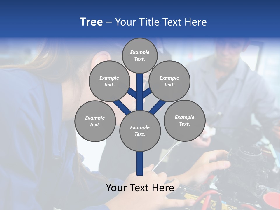 Teenager Student Repairman PowerPoint Template