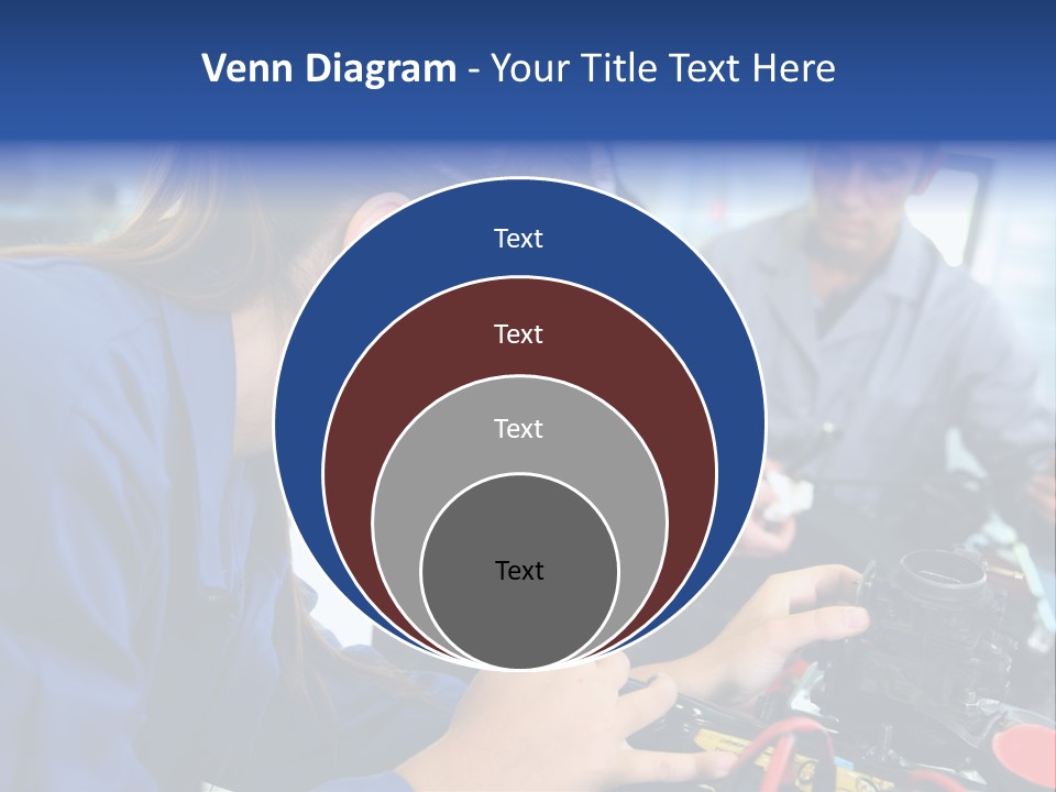 Teenager Student Repairman PowerPoint Template