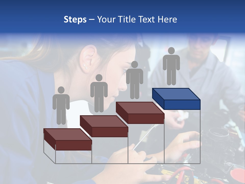Teenager Student Repairman PowerPoint Template